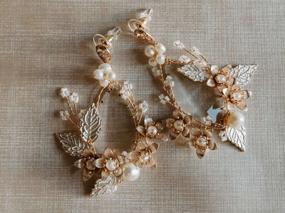 Bridal Glam Collection: Ohrringe Adèle | Farben rosé & gold