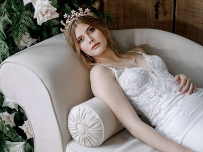 Bridal Glam Collection: Ohrringe Fleur | Farben rosé & gold