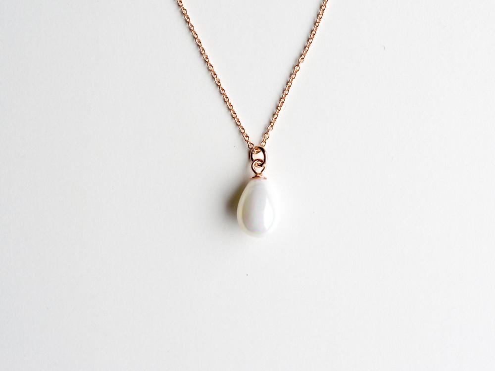 Bridal Jewelry: Perlenkette | vergoldet, rosévergoldet, silber - Mia&Martha by Katja Schmalen