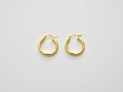 Chunky Hoops: Statement Creolen in 3 Größen | vergoldet