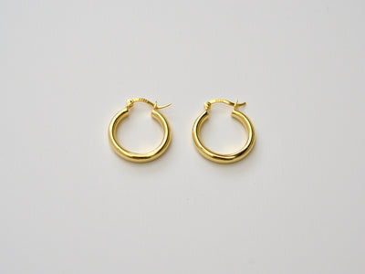 Chunky Hoops: Statement Creolen in 3 Größen | vergoldet