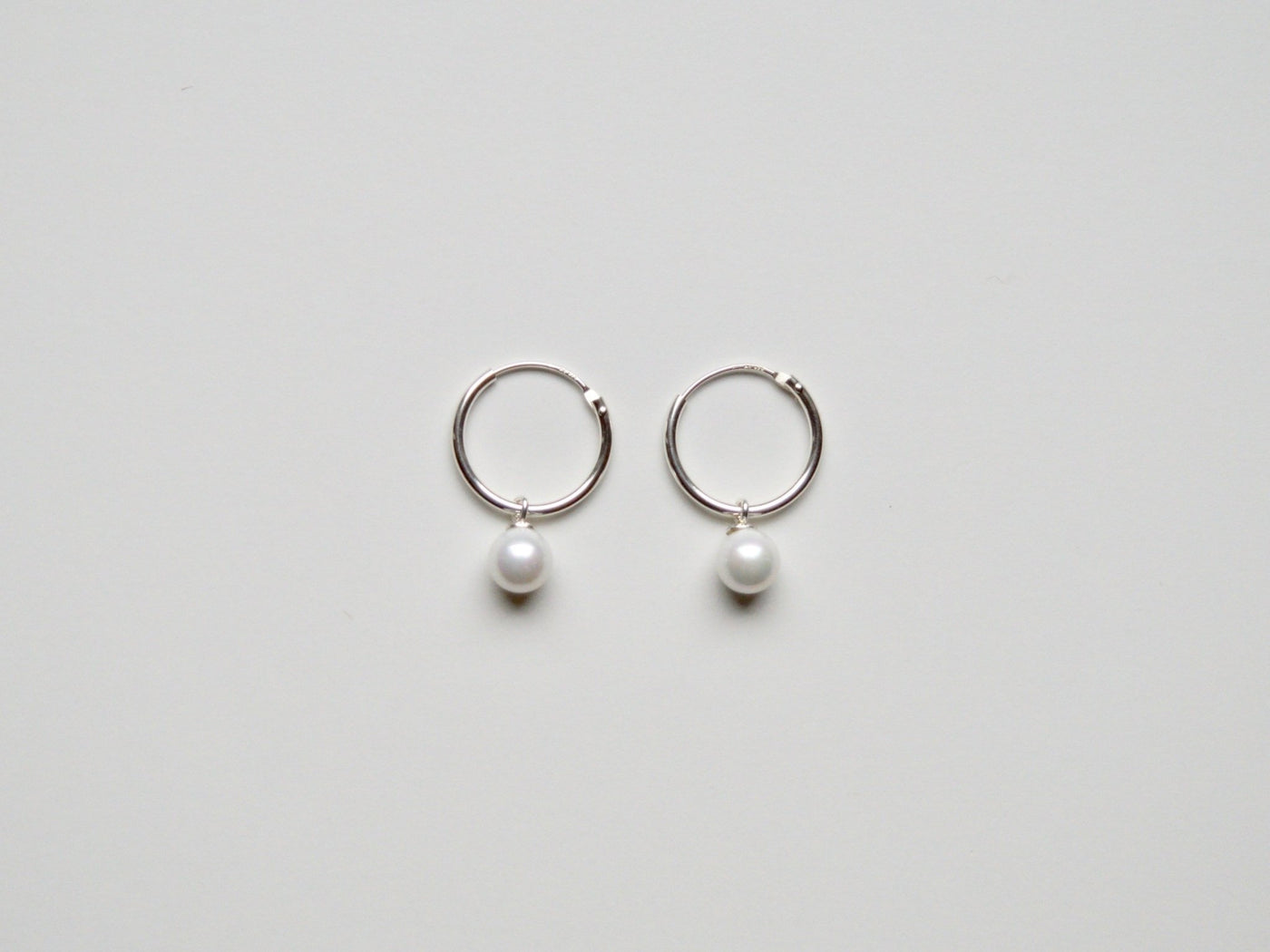 Classics: Zarte Perlen Creolen | vergoldet, rosévergoldet, silber - Mia&Martha by Katja Schmalen
