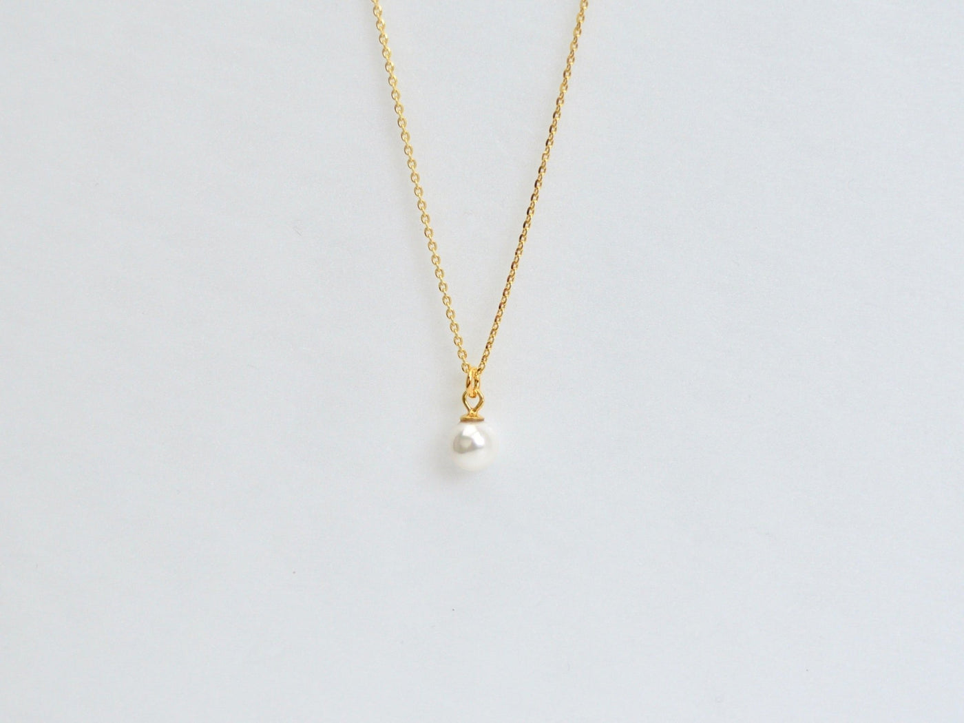 Classics: Zarte Perlen Kette | vergoldet, rosévergoldet, silber
