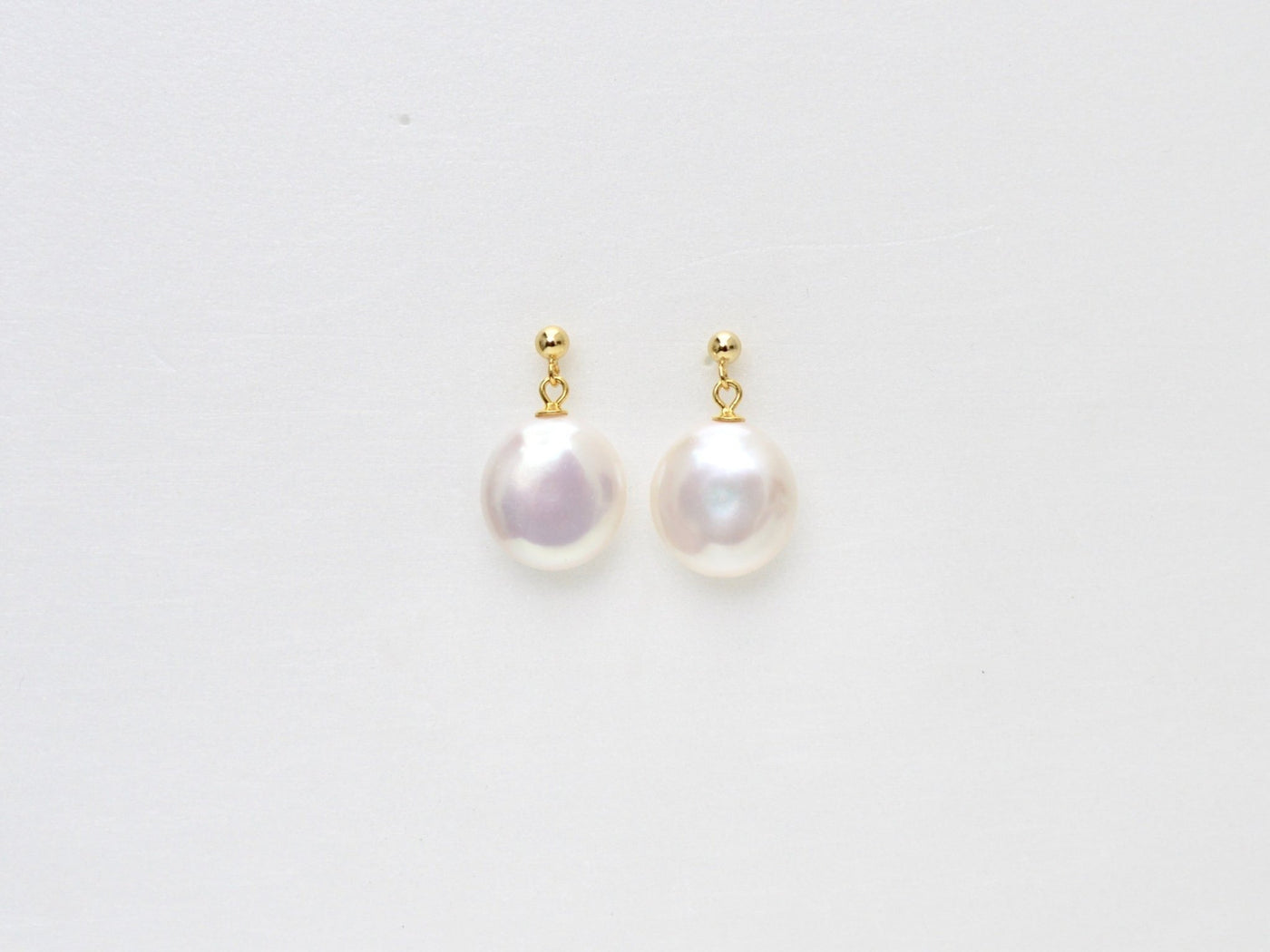 Coin Pearls: Moderne Perlenstecker mit echten Perlen | vergoldet