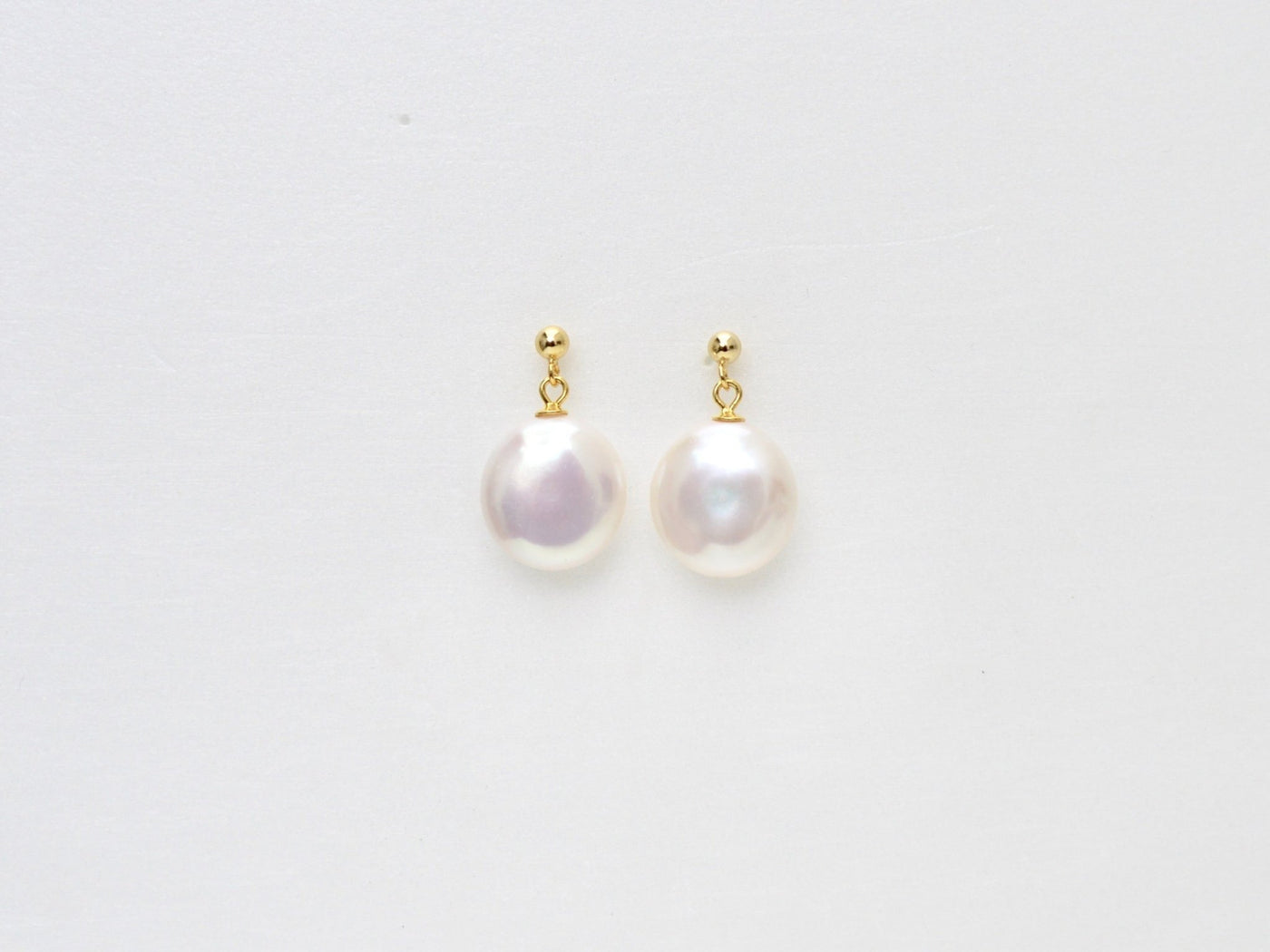 Coin Pearls: Moderne Perlenstecker mit echten Perlen | vergoldet