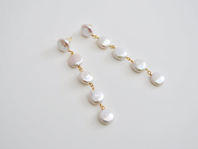 Coin Pearls: Moderne Perlenstecker mit Süßwasserperlen | vergoldet