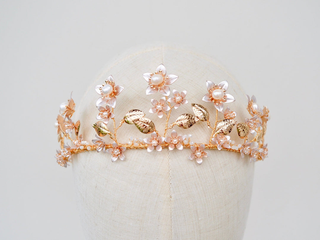 Crown Fleur | Farbe rosé & gold - Mia&Martha by Katja Schmalen