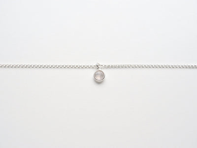 Dangling Delicate Dots: Rosenquarz Armband | vergoldet, rosévergoldet, silber