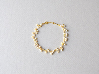 Dangling Natural Pearls: Zartes Perlenarmband | vergoldet, rosévergoldet, silber - Mia&Martha by Katja Schmalen