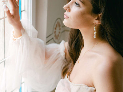 Dangling Pearls: Mini Creolen mit echten Barockperlen | vergoldet