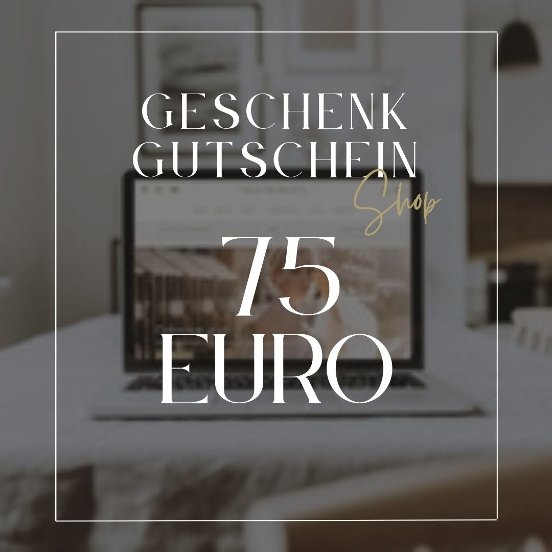 Das perfekte Geschenk: Shop Gutschein | 30, 50, 75 oder 100 Euro