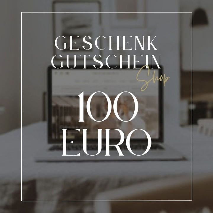 Das perfekte Geschenk: Shop Gutschein | 30, 50, 75 oder 100 Euro