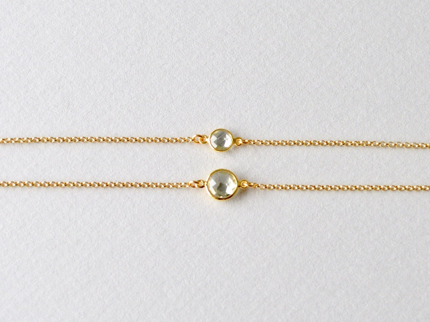 Delicate Dot: Prasiolith Armband | vergoldet, rosévergoldet, silber - Mia&Martha by Katja Schmalen