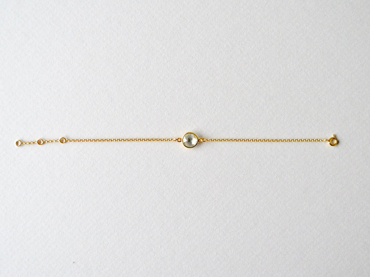 Delicate Dot: Prasiolith Armband | vergoldet, rosévergoldet, silber - Mia&Martha by Katja Schmalen