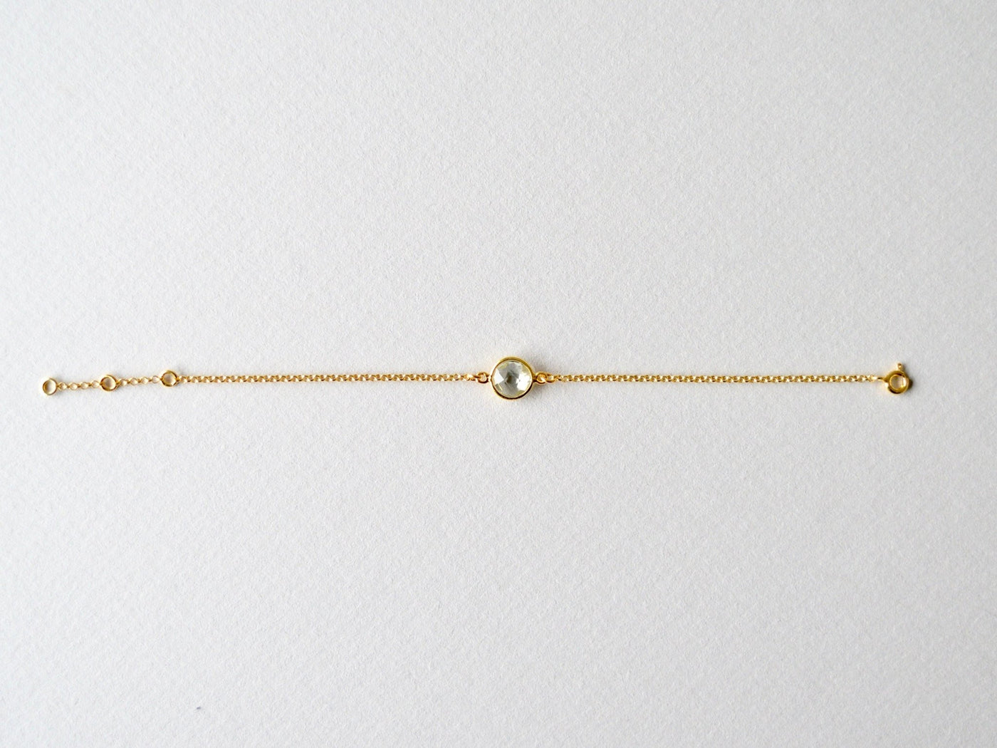 Delicate Dot: Prasiolith Armband | vergoldet, rosévergoldet, silber - Mia&Martha by Katja Schmalen