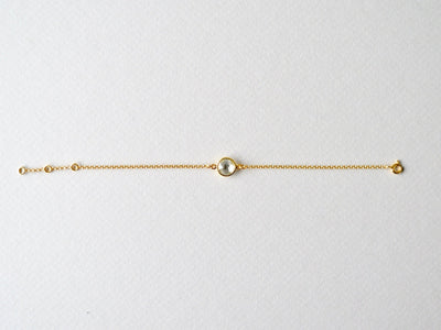 Delicate Dot: Prasiolith Armband | vergoldet, rosévergoldet, silber - Mia&Martha by Katja Schmalen