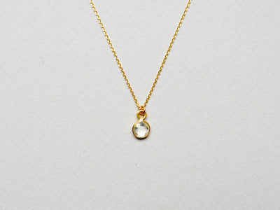 Delicate Dots: Kette mit Halbedelsteinen | vergoldet, rosévergoldet, silber - Mia&Martha by Katja Schmalen
