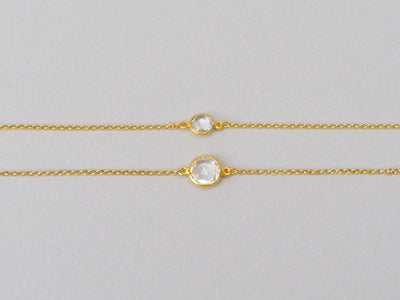 Delicate Dots: Rock Crystal Armband | vergoldet, rosévergoldet, silber - Mia&Martha by Katja Schmalen