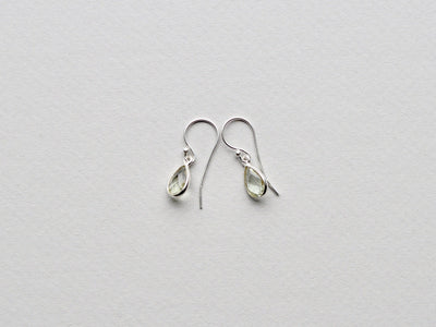 Delicate Drops: Ohrringe Prasiolith | vergoldet, rosévergoldet, silber