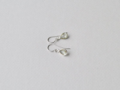 Delicate Drops: Ohrringe Prasiolith | vergoldet, rosévergoldet, silber