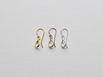 Delicate Drops: Prasiolith Kette | vergoldet, rosévergoldet, silber