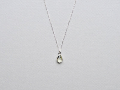 Delicate Drops: Prasiolith Kette | vergoldet, rosévergoldet, silber