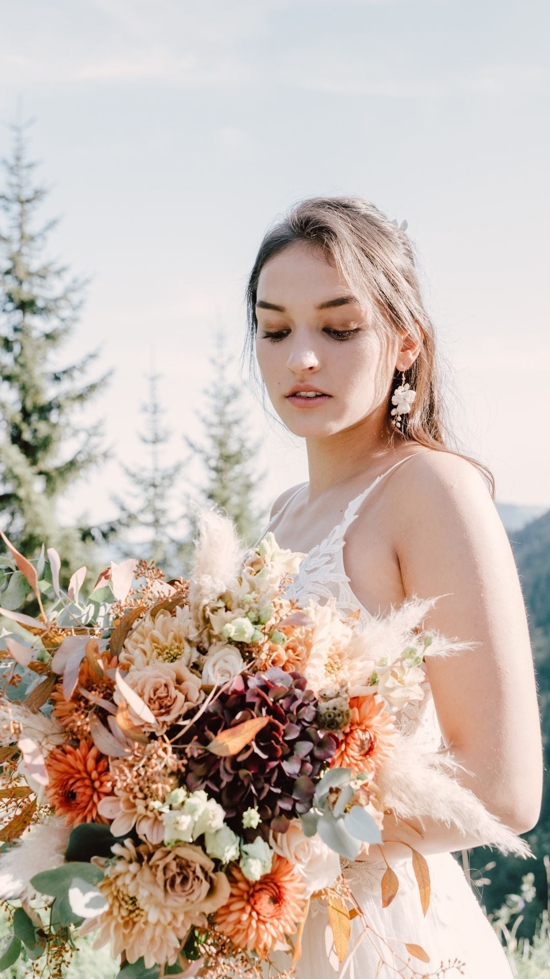 Emilie: Zarte Ohrhänger mit echten Perlen | Farbe gold, roségold, silber