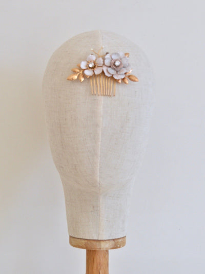 Fine Art Collection: Haarkamm Amelle | Farbe gold - Mia&Martha by Katja Schmalen