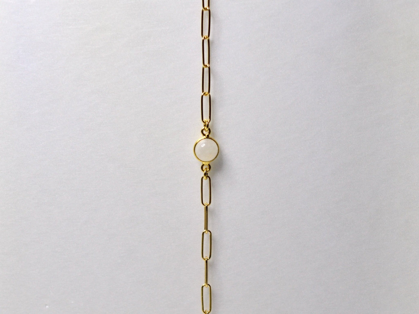 Gem Collection: Modernes Armband mit Halbedelsteinen | vergoldet