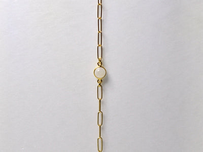 Gem Collection: Modernes Armband mit Halbedelsteinen | vergoldet