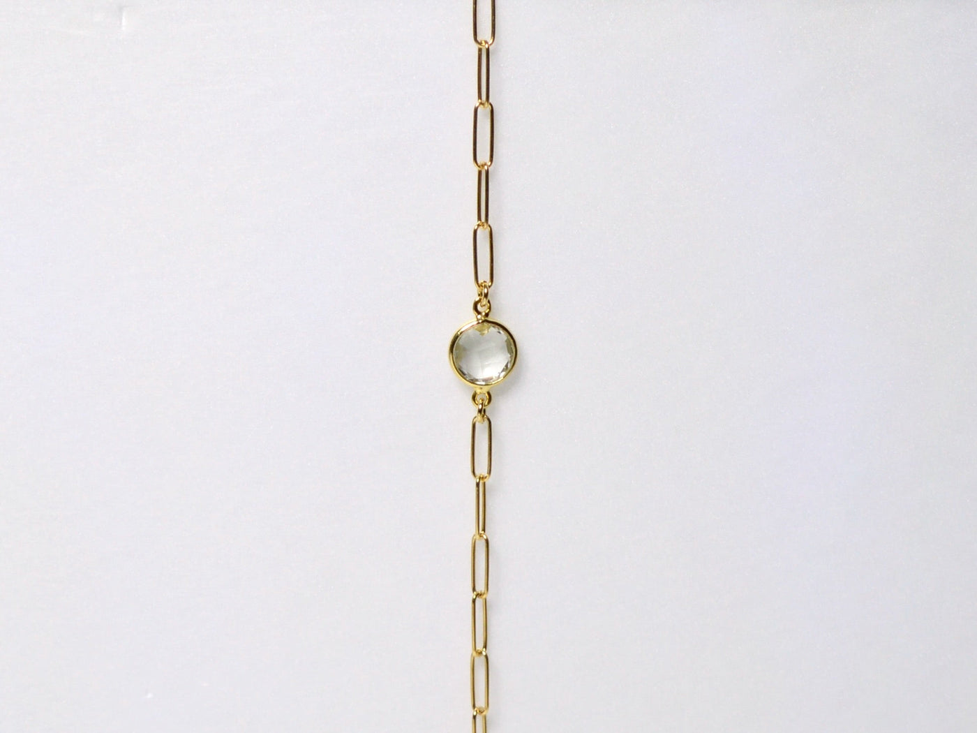 Gem Collection: Modernes Armband mit Halbedelsteinen | vergoldet
