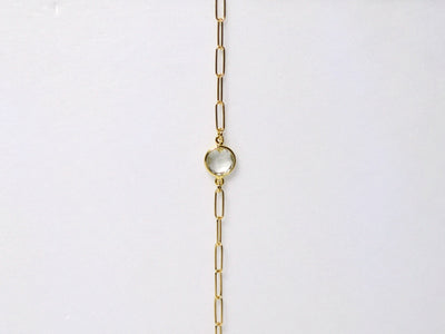 Gem Collection: Modernes Armband mit Halbedelsteinen | vergoldet