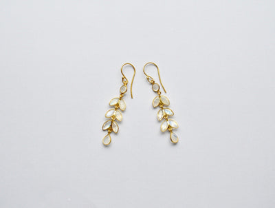 Gem Collection: Mondstein Chandeliers vergoldet - Mia&Martha by Katja Schmalen