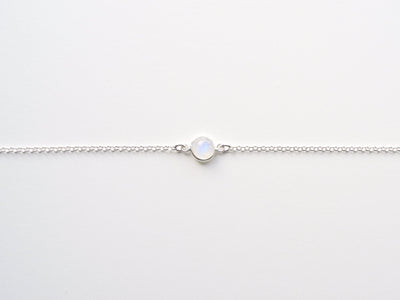 Gem Dots: Mondstein Armband | vergoldet, rosévergoldet, silber