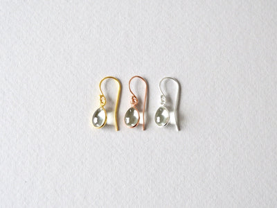 Gem Drops: Prasiolith Ohrringe vergoldet - Mia&Martha by Katja Schmalen