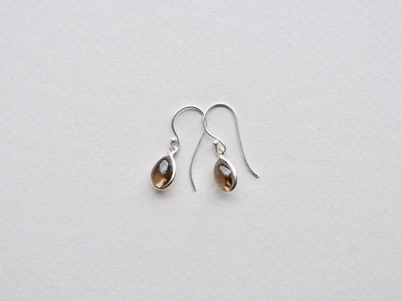 Gem Drops: Rauchquarz Ohrringe | vergoldet, rosévergoldet, silber