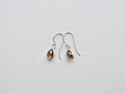Gem Drops: Rauchquarz Ohrringe | vergoldet, rosévergoldet, silber