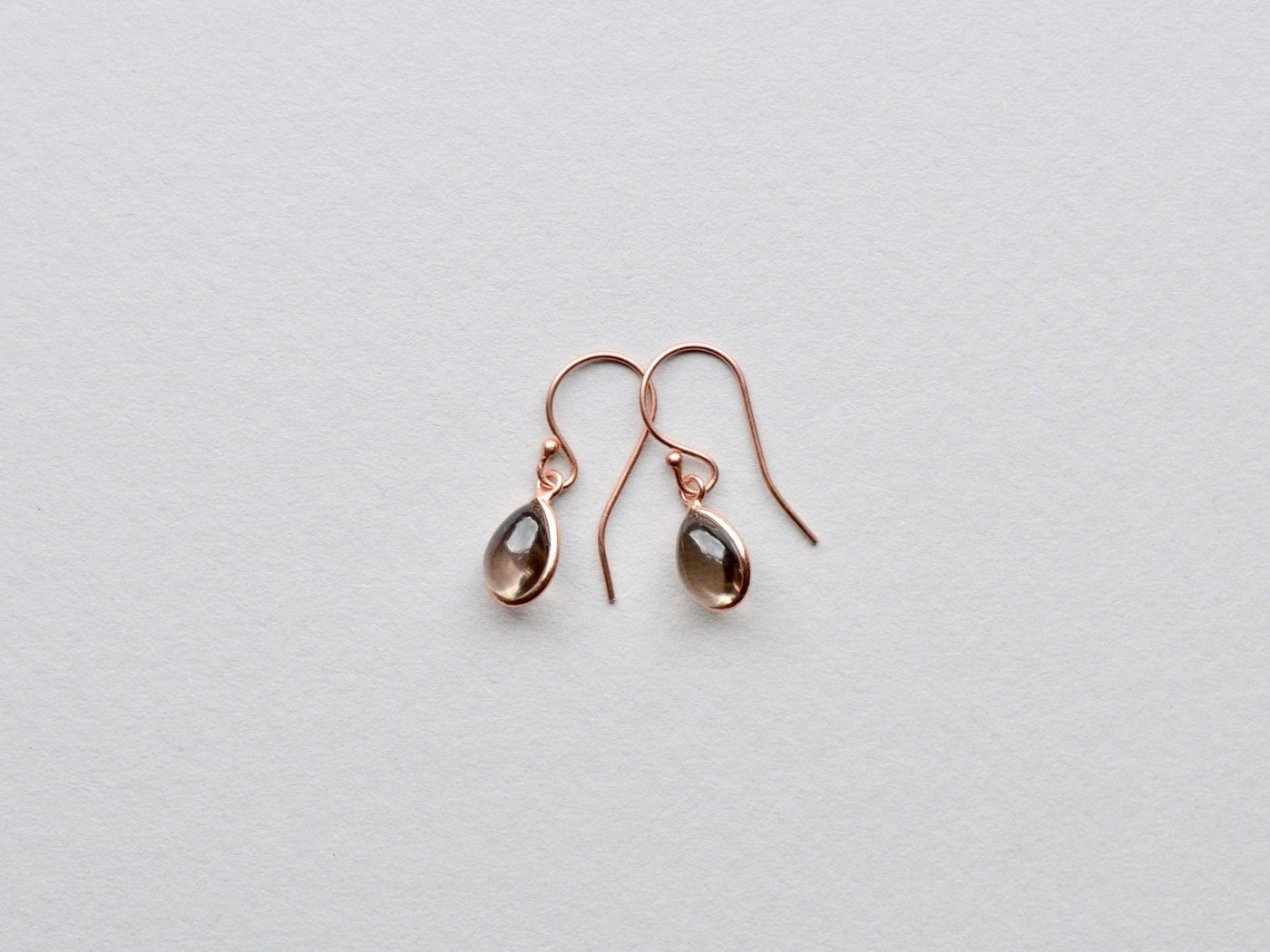 Gem Drops: Rauchquarz Ohrringe | vergoldet, rosévergoldet, silber