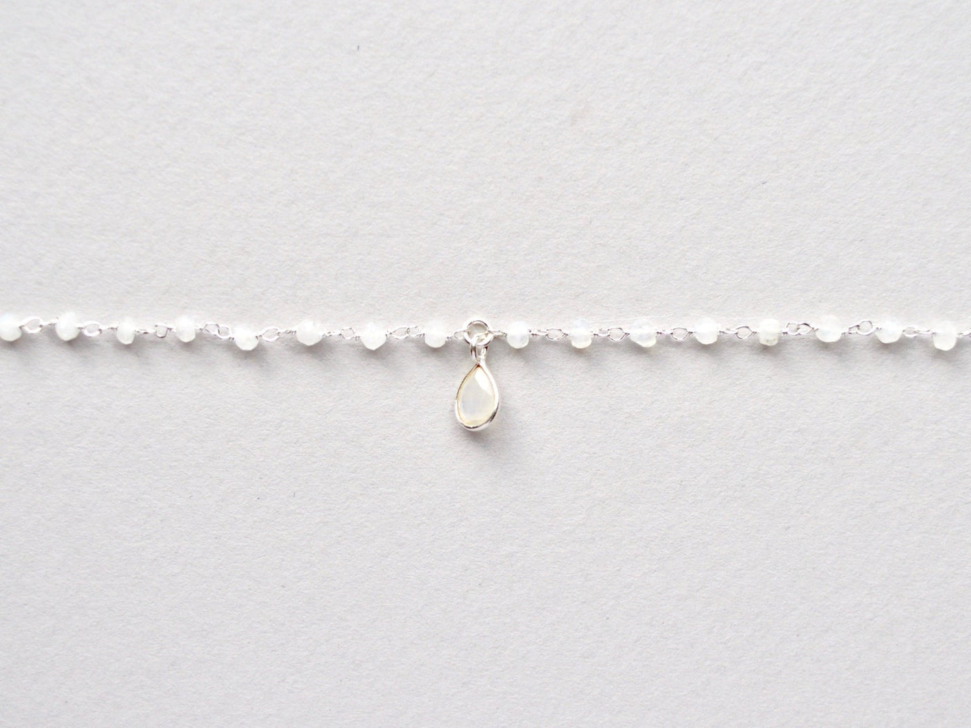 Gems & Gems: Mondstein Armband Facette | vergoldet, silber
