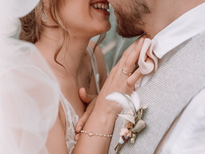 Gems & Pearls: Perlen & Rosenquarz Armband | vergoldet, rosévergoldet, silber