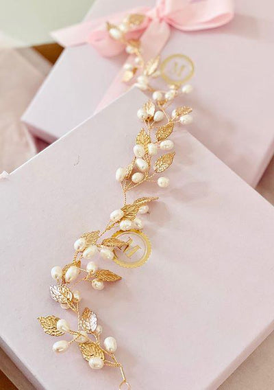 Haarband Claire | Farbe gold - Mia&Martha by Katja Schmalen
