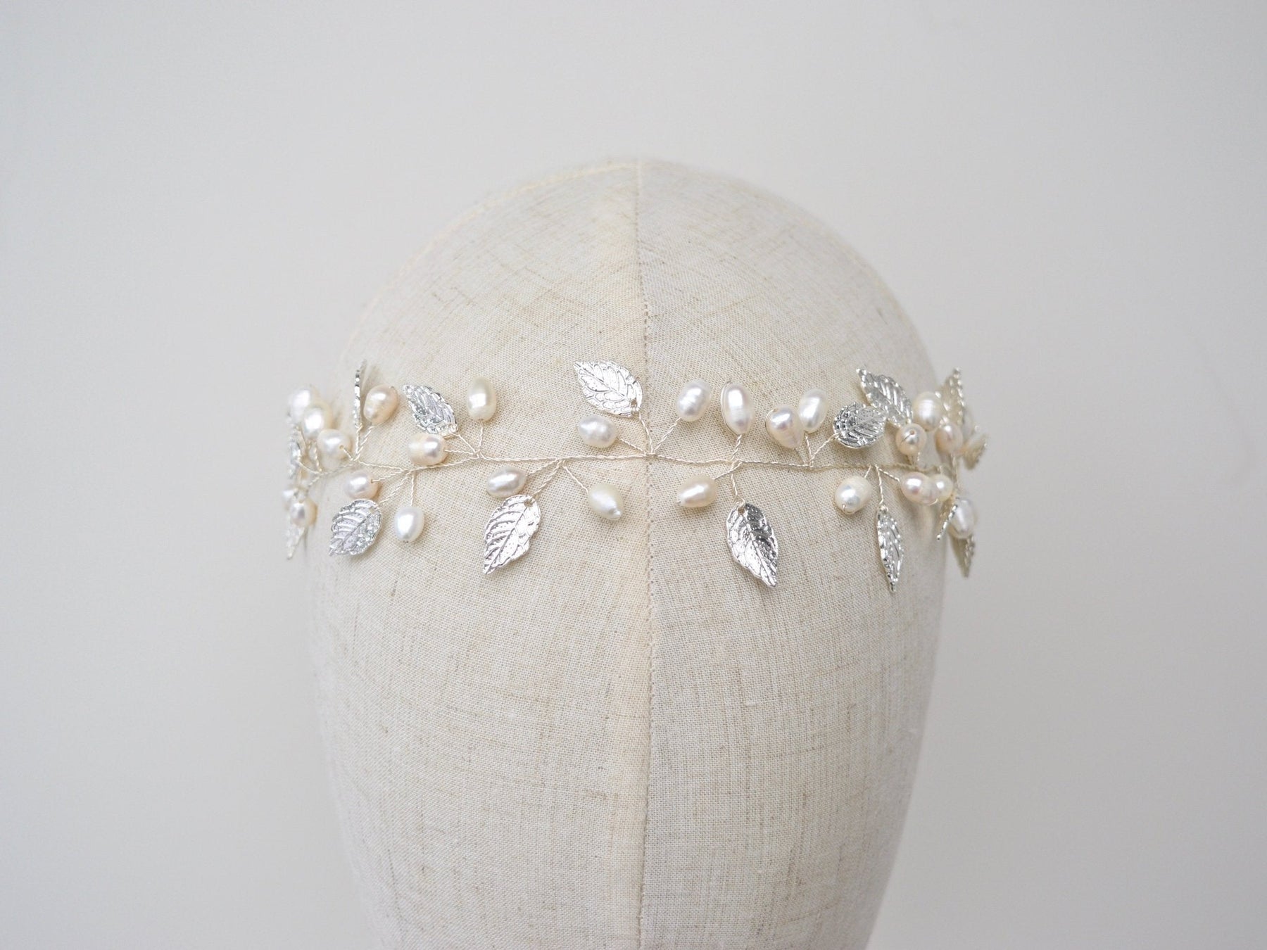 Diadem-Haarreif - Goldene Eleganz - Braut