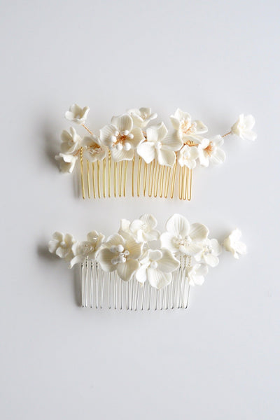 Marguerite: Haarkamm | Farbe gold oder silber