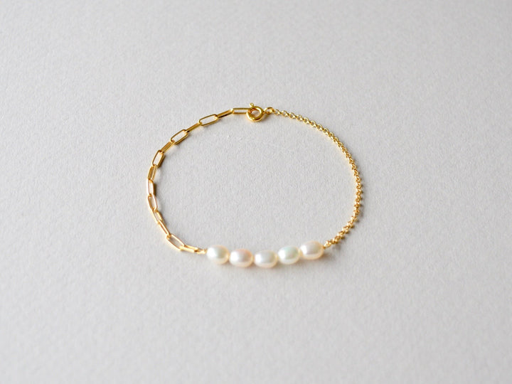 Natural Pearls: Edles Perlen Armband | vergoldet, silber - Mia&Martha by Katja Schmalen