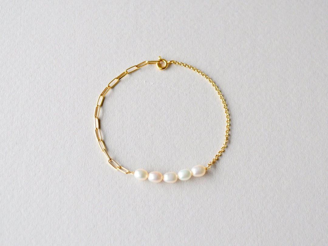 Natural Pearls: Edles Perlen Armband | vergoldet, silber - Mia&Martha by Katja Schmalen