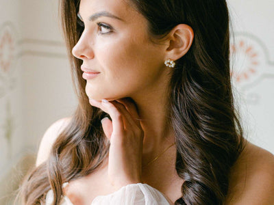 Natural Pearls: Perlenstecker Circle | vergoldet