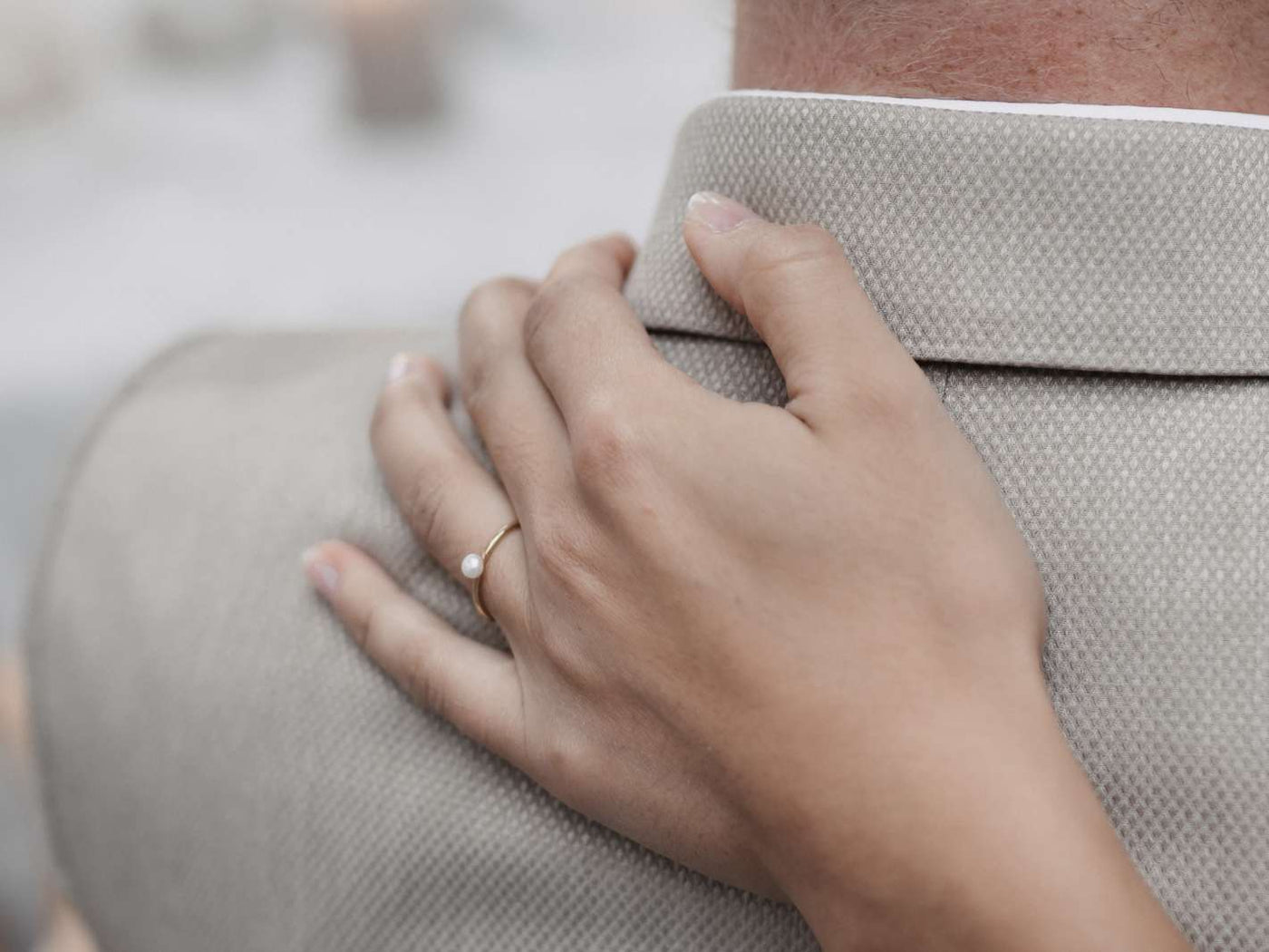 Natural Pearls: Ring mit echten Süßwasserperlen | Gr. 49, 52, 54, 56