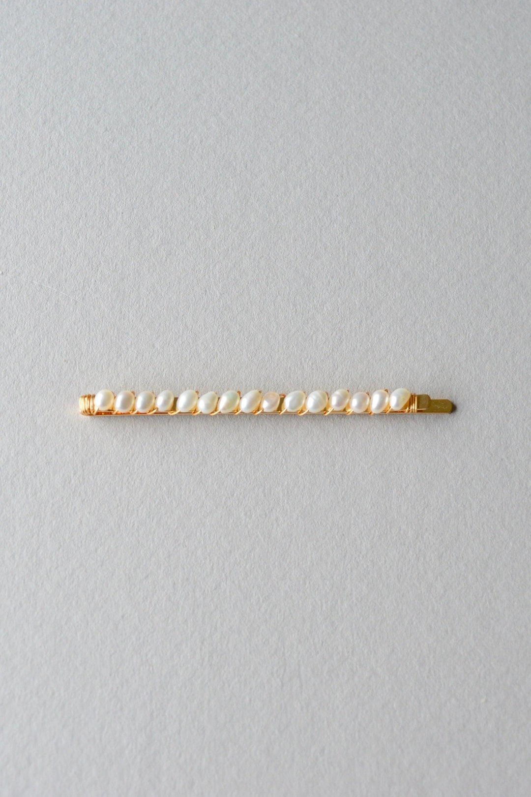 Natural Pearls: Perlen Haarspange Airin | Farbe gold