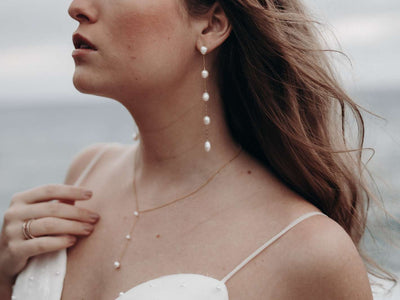 New Collection: Feminine Perlenohrringe | vergoldet