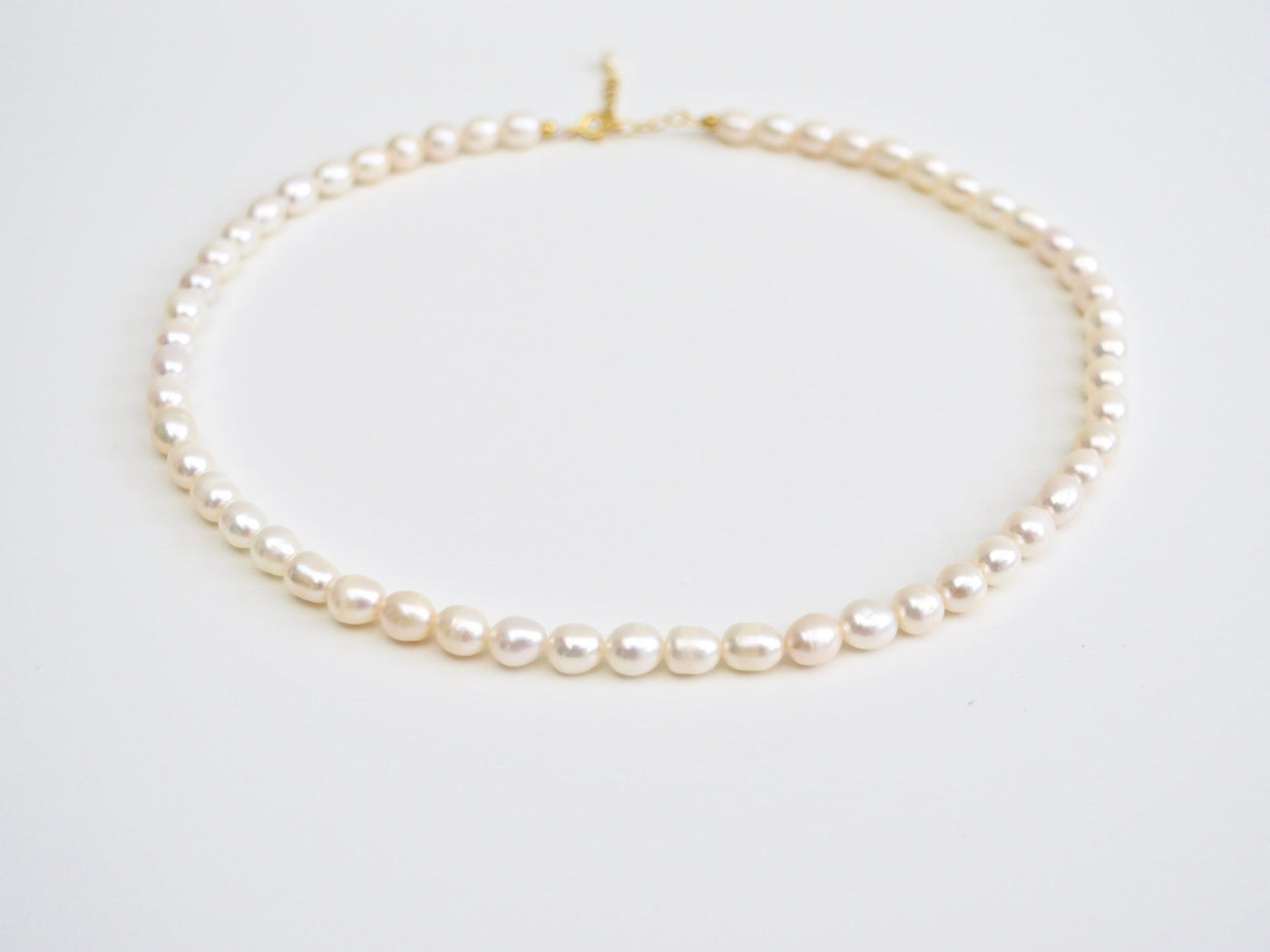 Pearl Collection: Kurze Perlenkette Choker | vergoldet